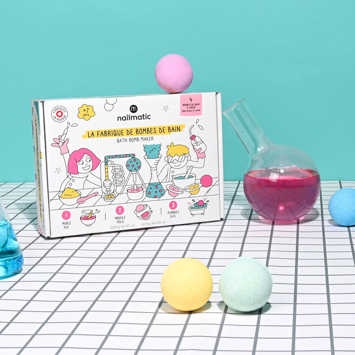 La Fabrique de boules de bain Nailmatic 🛁 kit DIY - Lucky Sophie