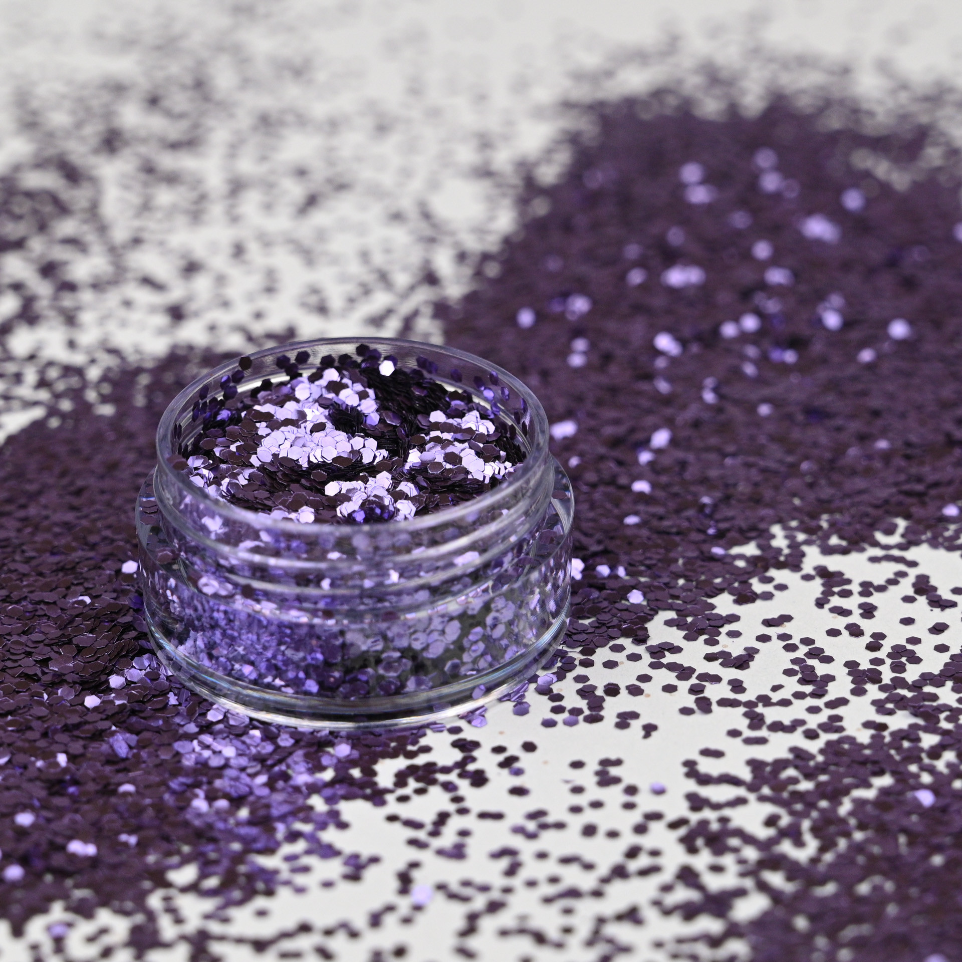 Large Purple Glitters for nails, body and face Lifestyle