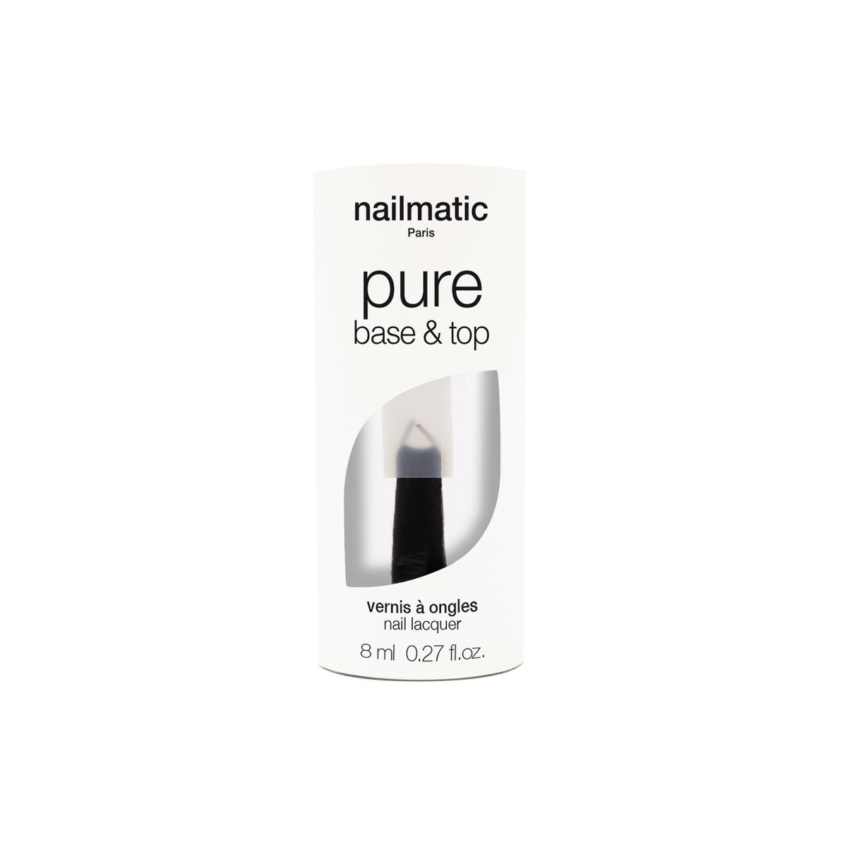 Base & Top coat 2 en 1 biosourcé PURE color nailmatic