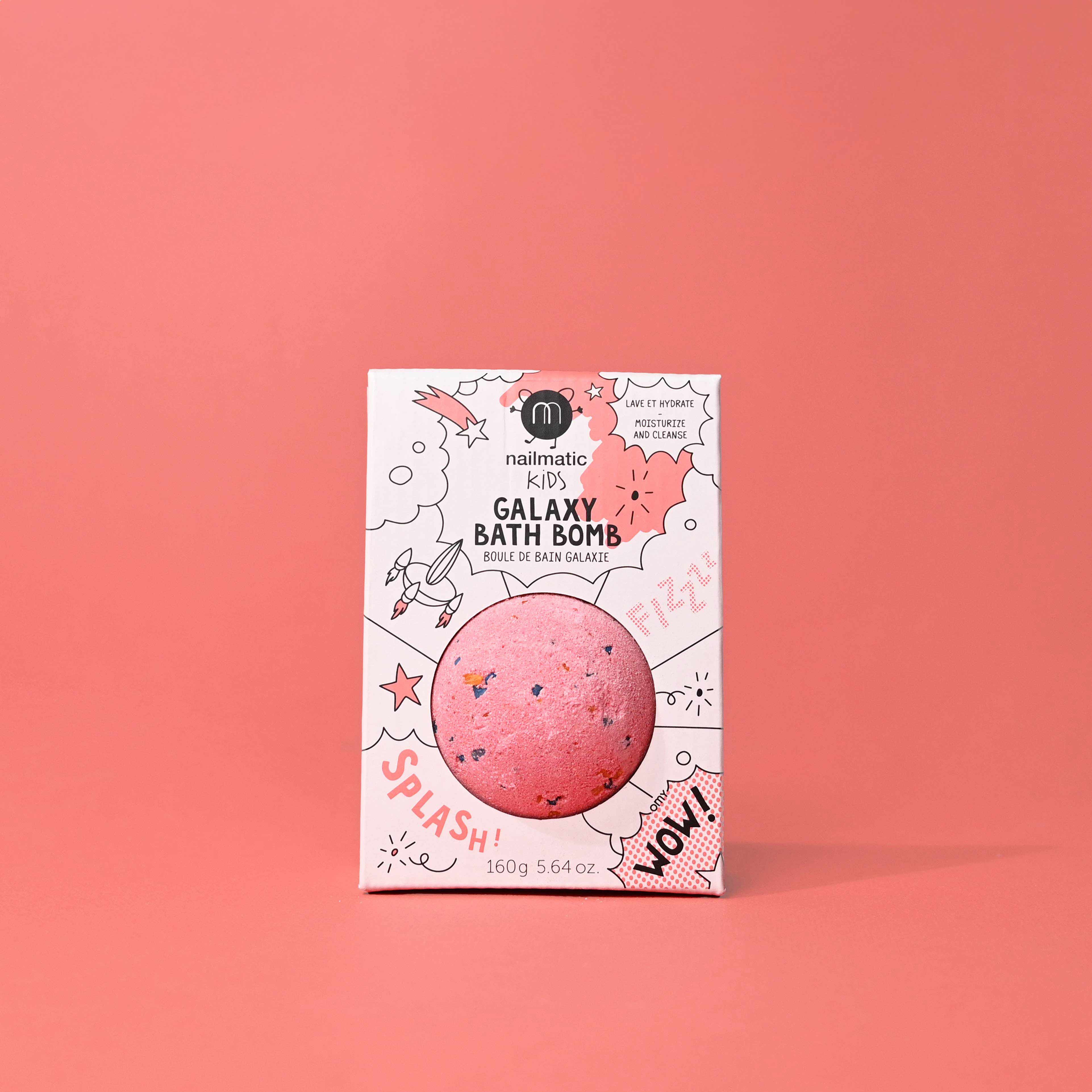 Boule de bain qui colore l'eau en rouge Red Planet