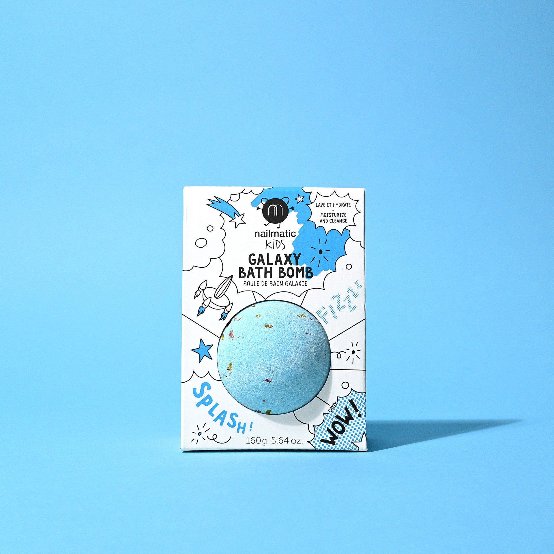 Boule de bain bleu pour les enfants Comet