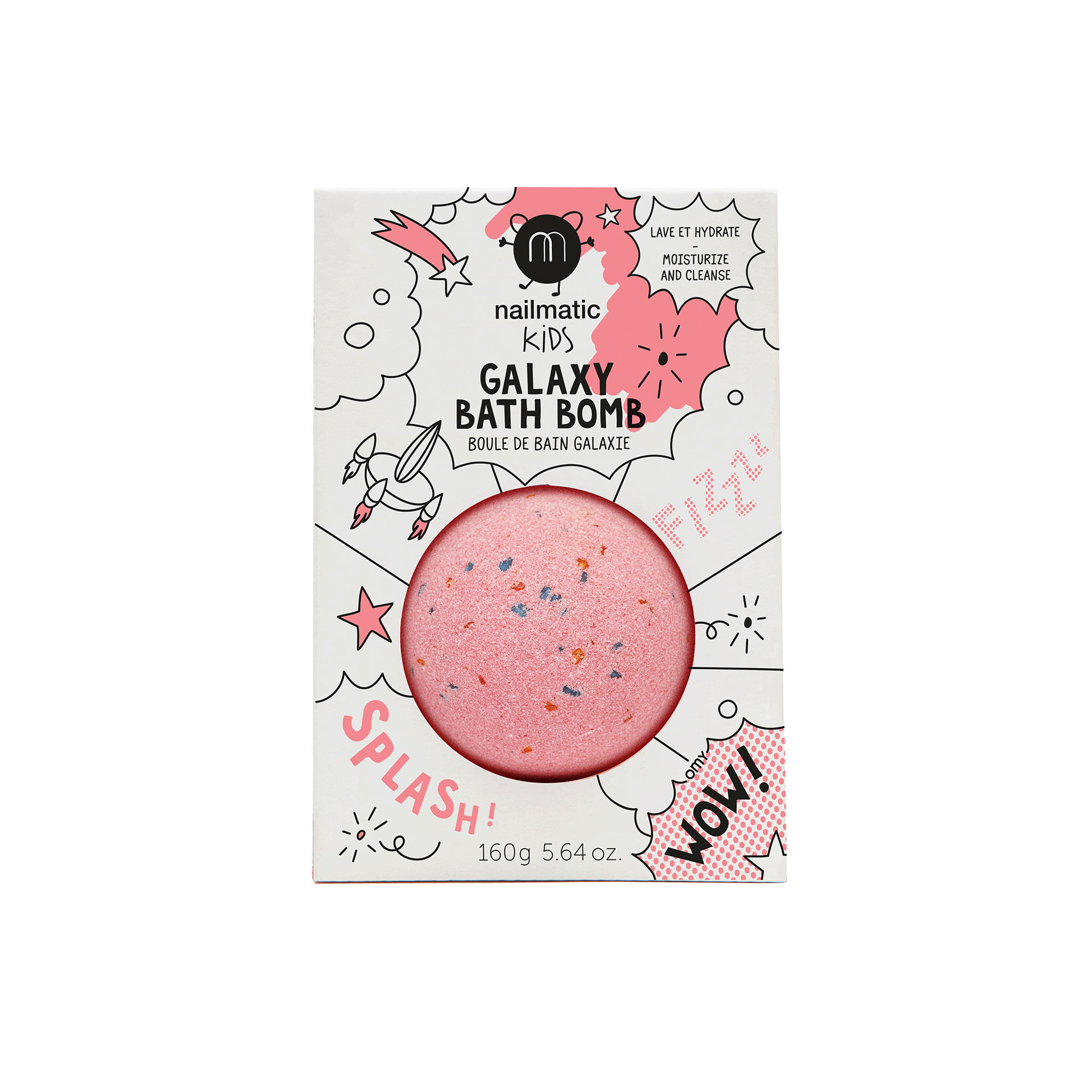 boule de bain red planet enfant avec packaging nailmatic kids