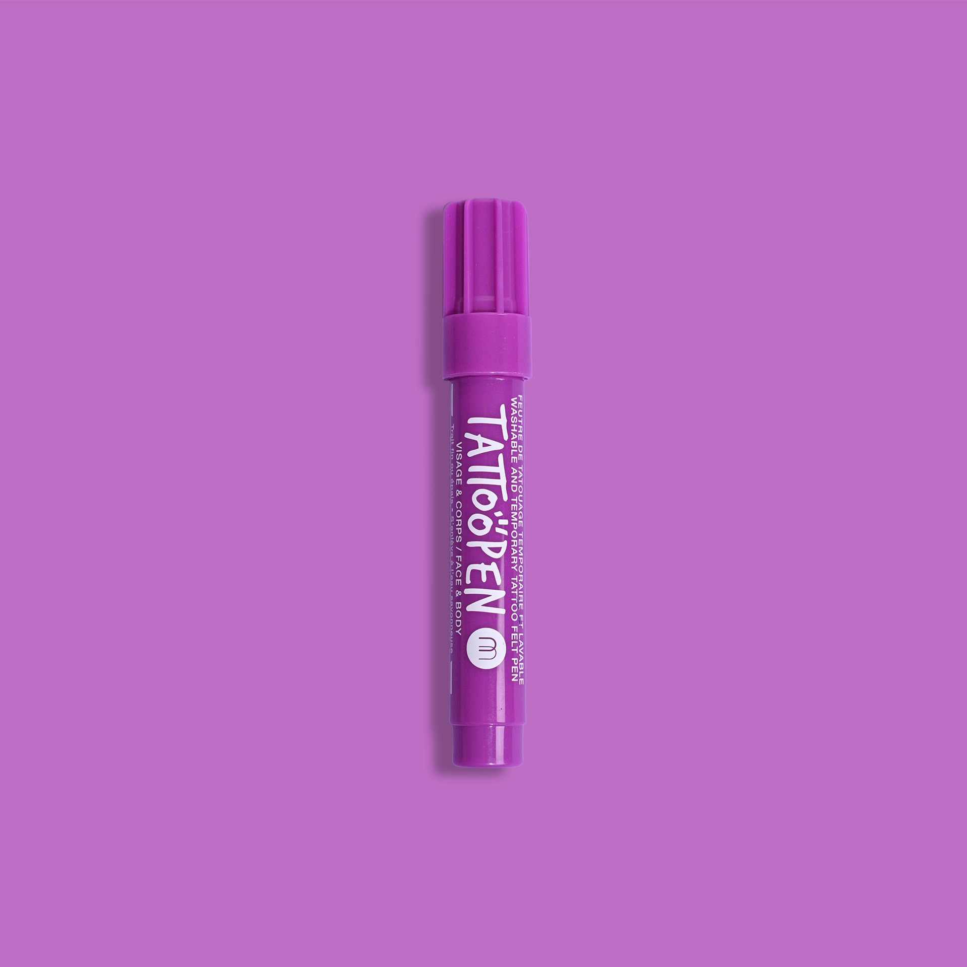 Purple Temporary Tattoo Felt Pen