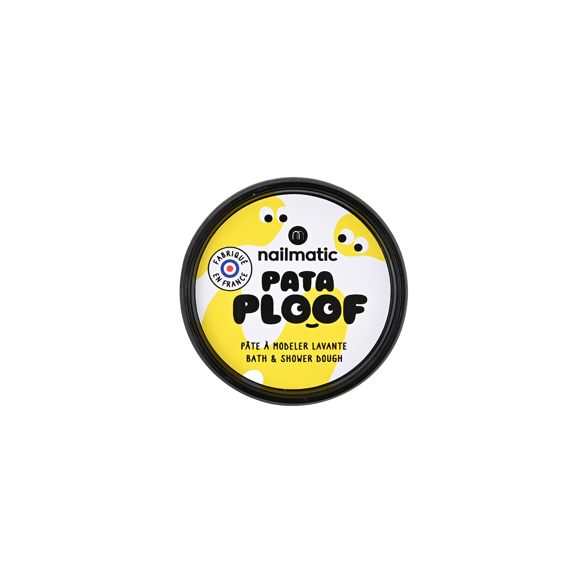 Pâte à modeler pour le bain bleue Pataploof packaging haut