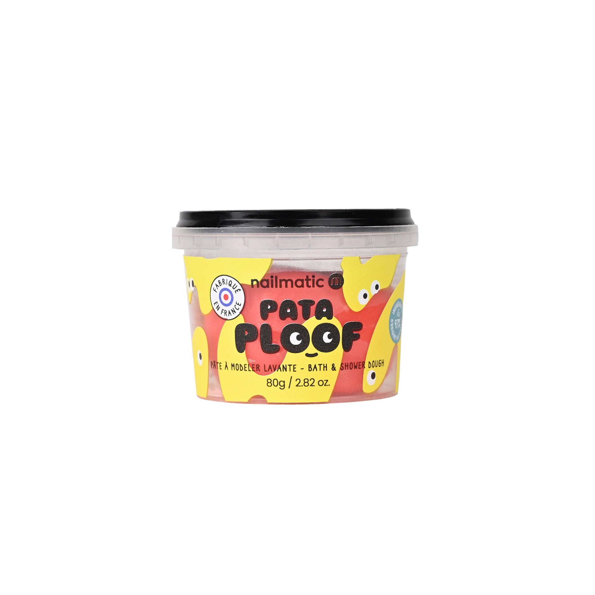 Pâte à modeler pour le bain rouge Pataploof pour les enfants
