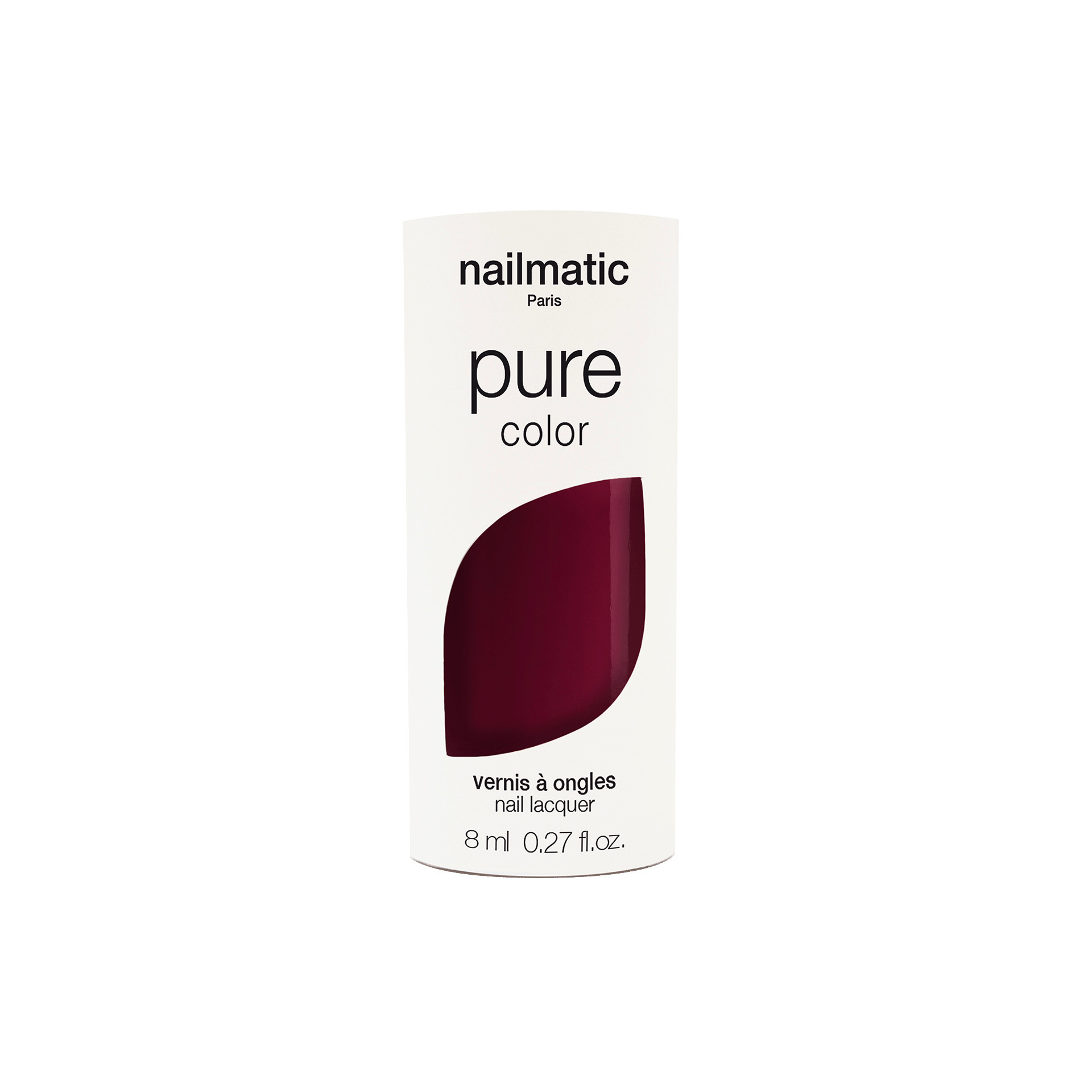 Vernis rouge profond Grace gamme Pure color avec packaging