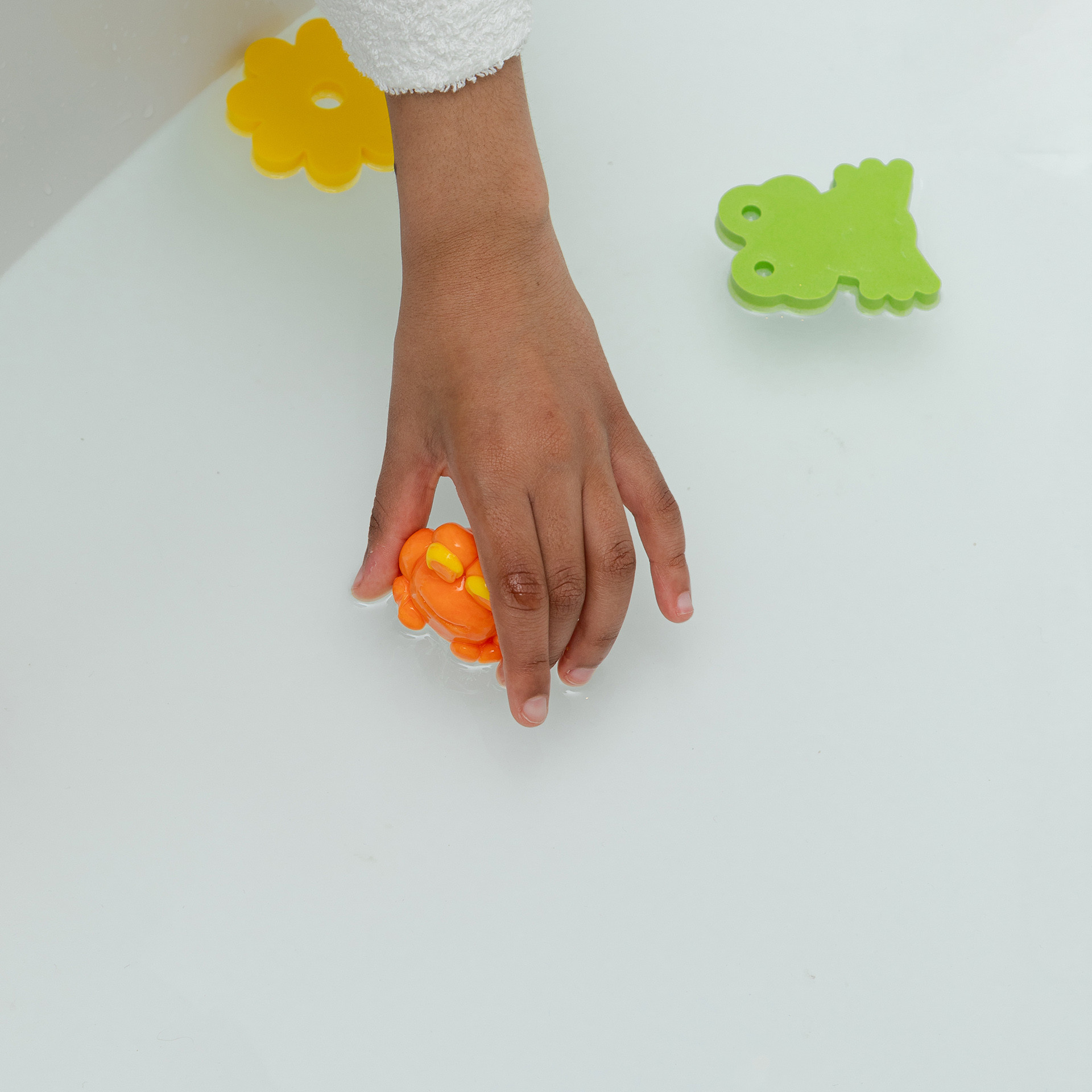 Pâte à modeler grenouille orange et jaune Pataploof pour les enfants