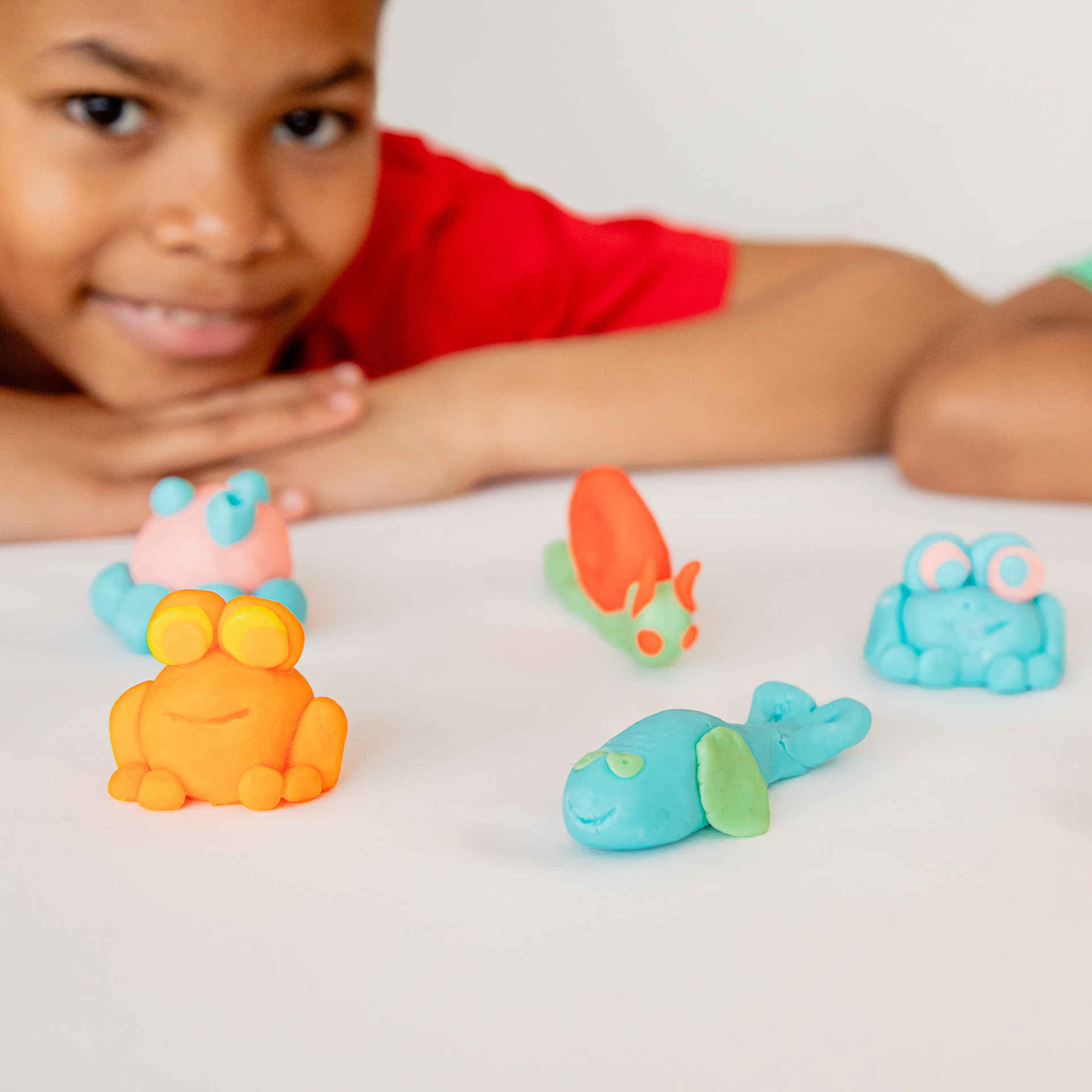 Animaux à faire en pâte à modeler pour les enfants