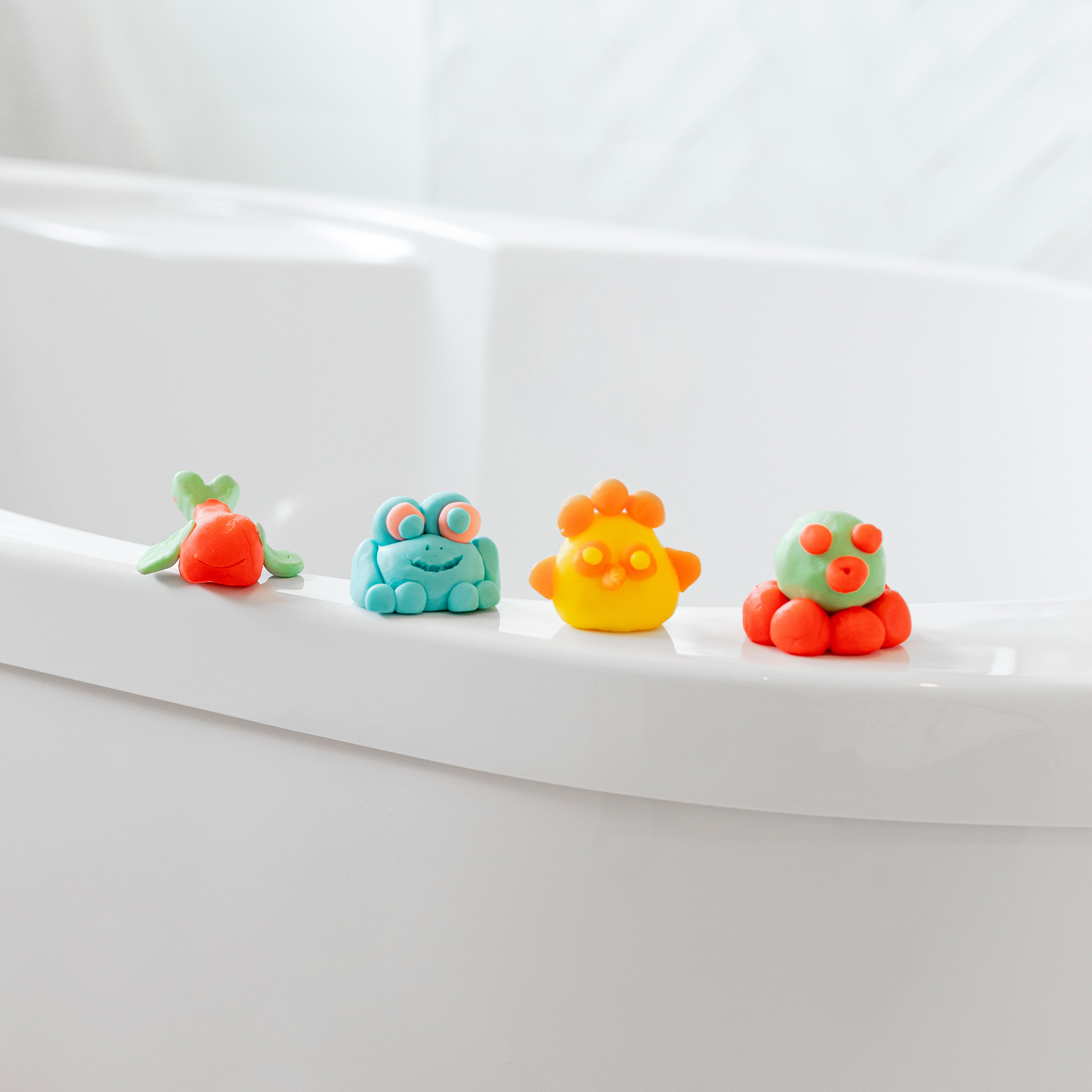 Animaux en pâte à modeler pour le bain des enfants Pataploof