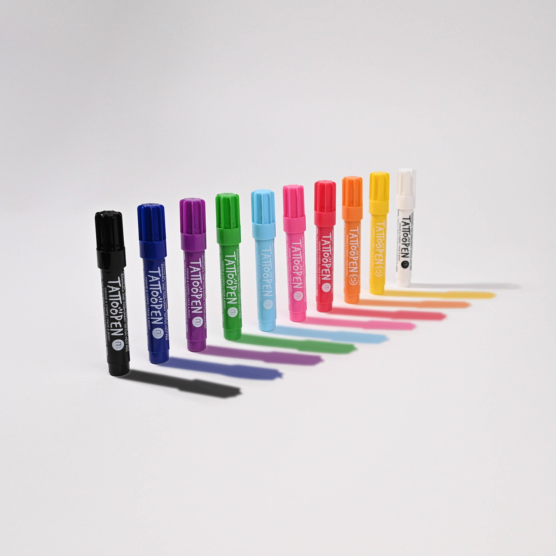 Lot de feutre stylo de tatouges temporaires Tattoopen