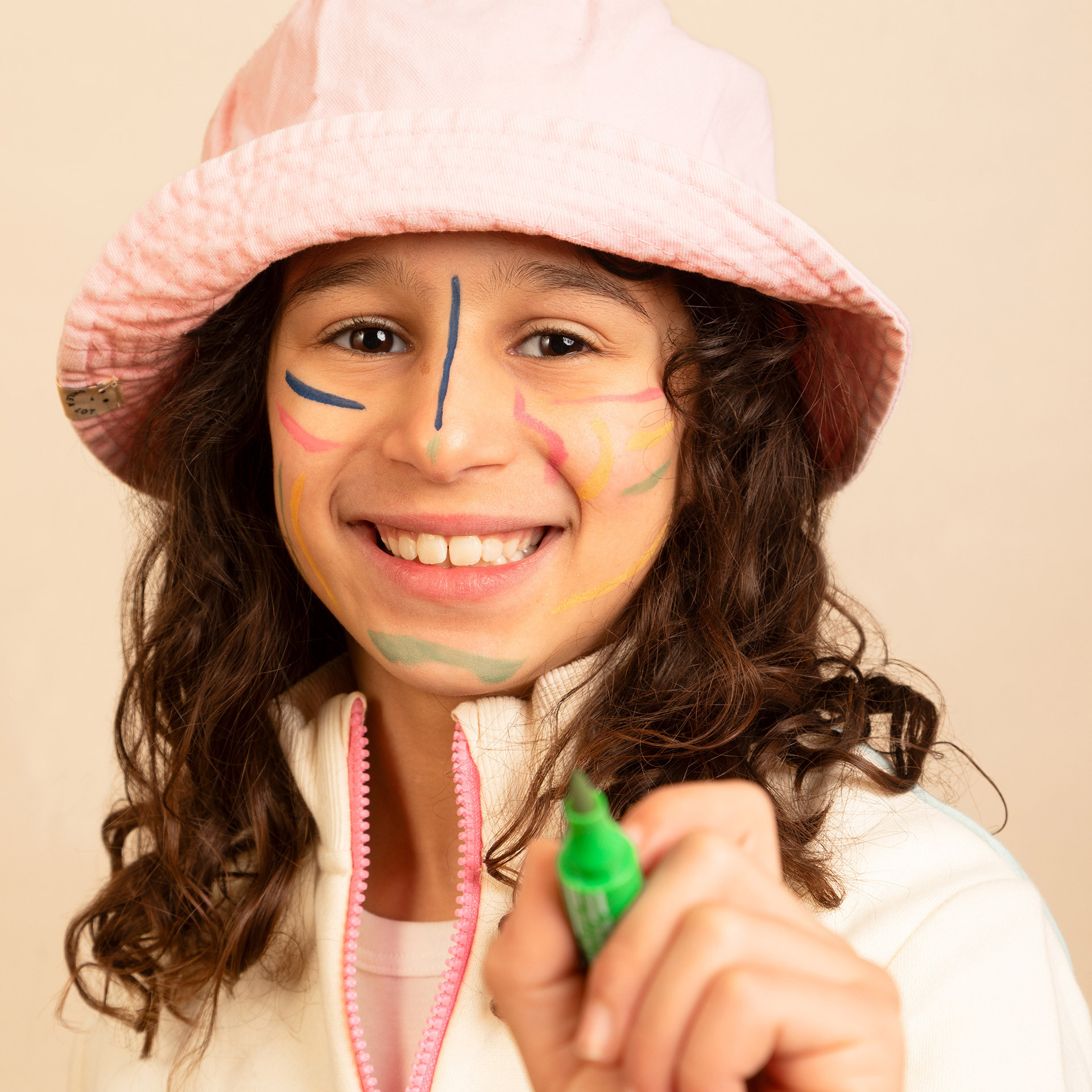 Green Temporary Tattoo Felt Pens