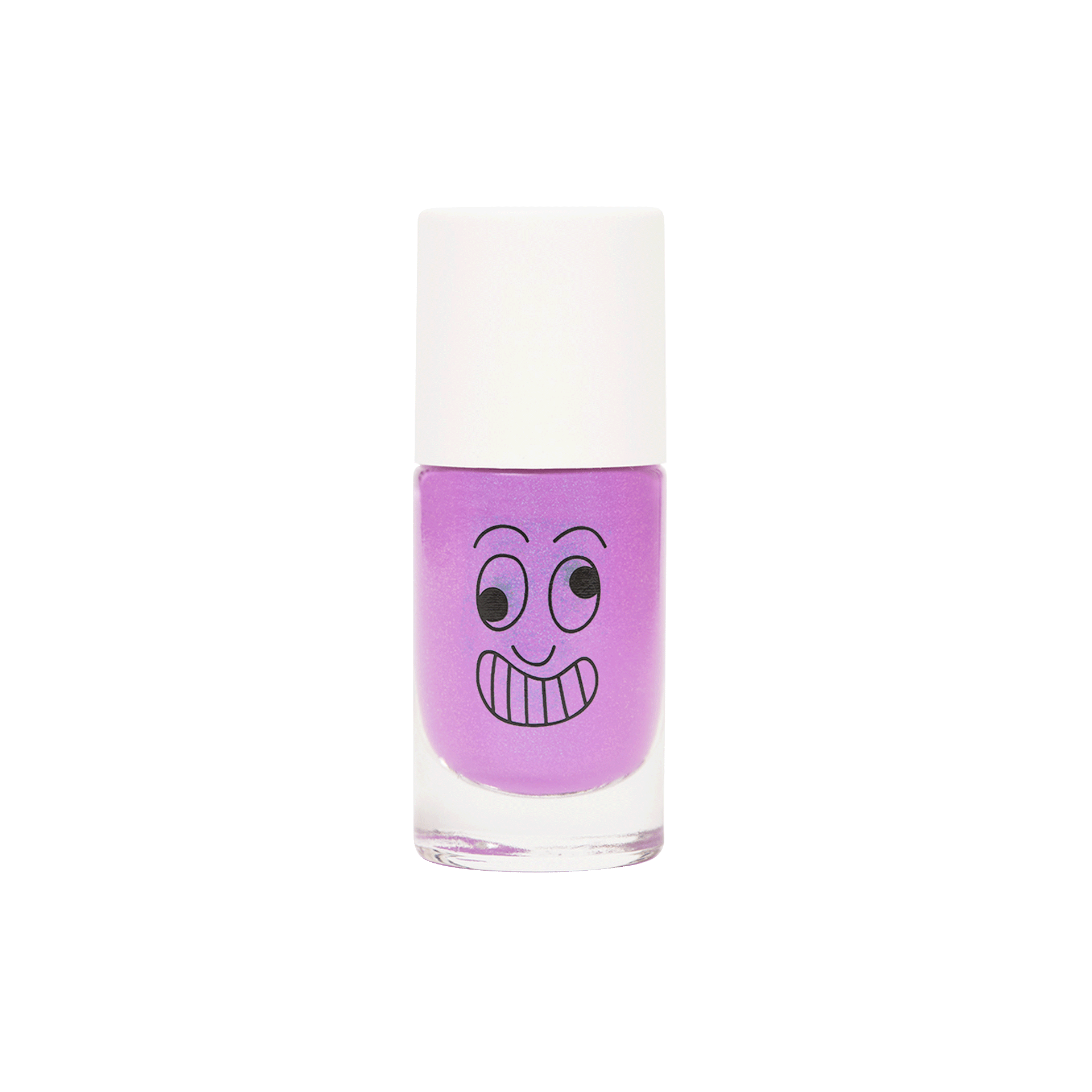 water-based kid nail polish Marshi neon lilac pearl nail polish for kid without packaging nailmatic kids