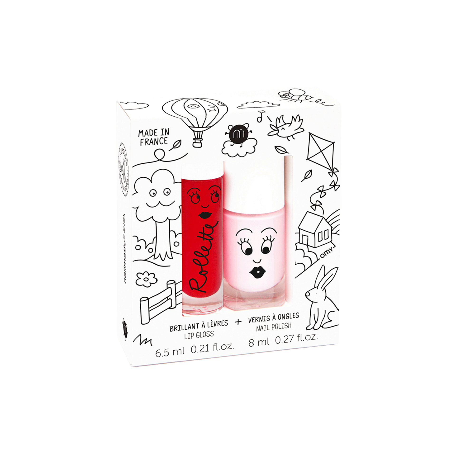 Kids Cottage - Nail polish + Lip gloss