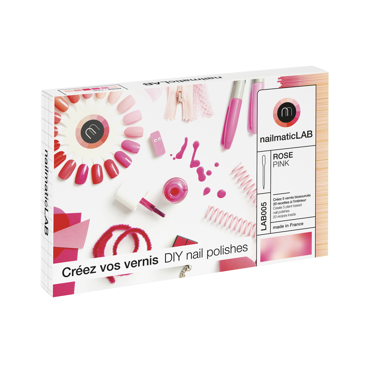 DIY Pink Nail Polish Kit nailmatic LAB