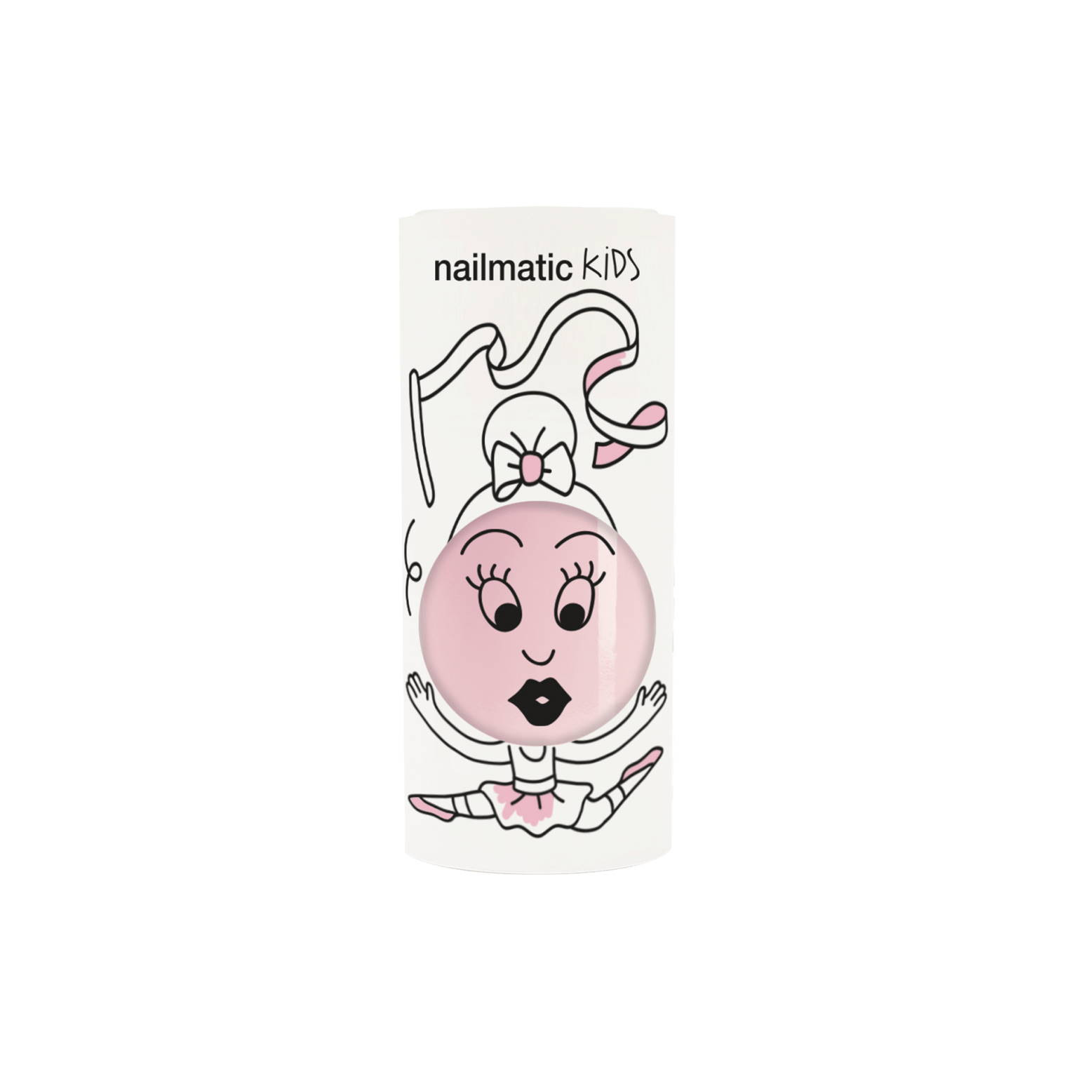 vernis enfant rose pâle bella avec packaging nailmatic kids