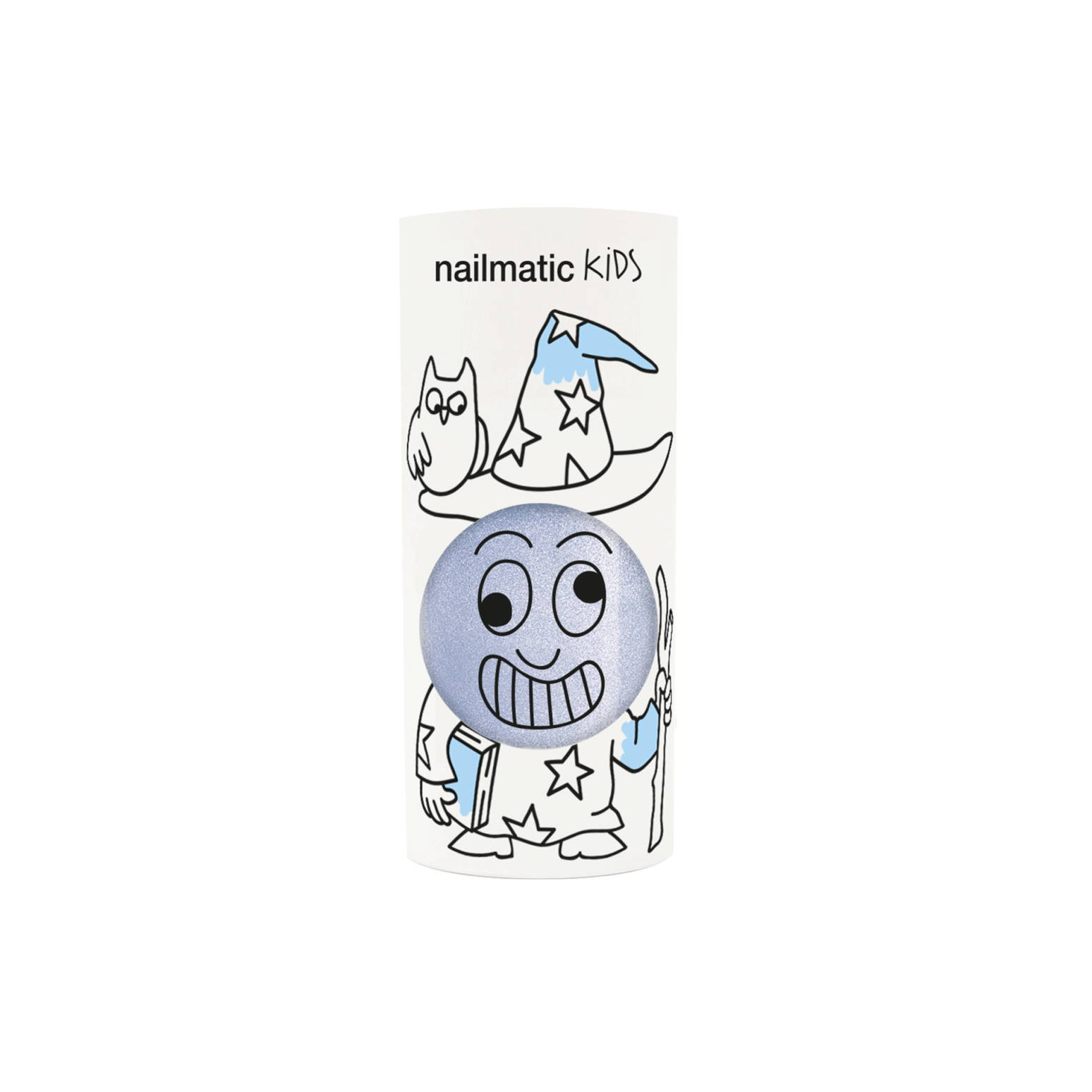 vernis enfant merlin - bleu nacré nailmatic kids avec packaging