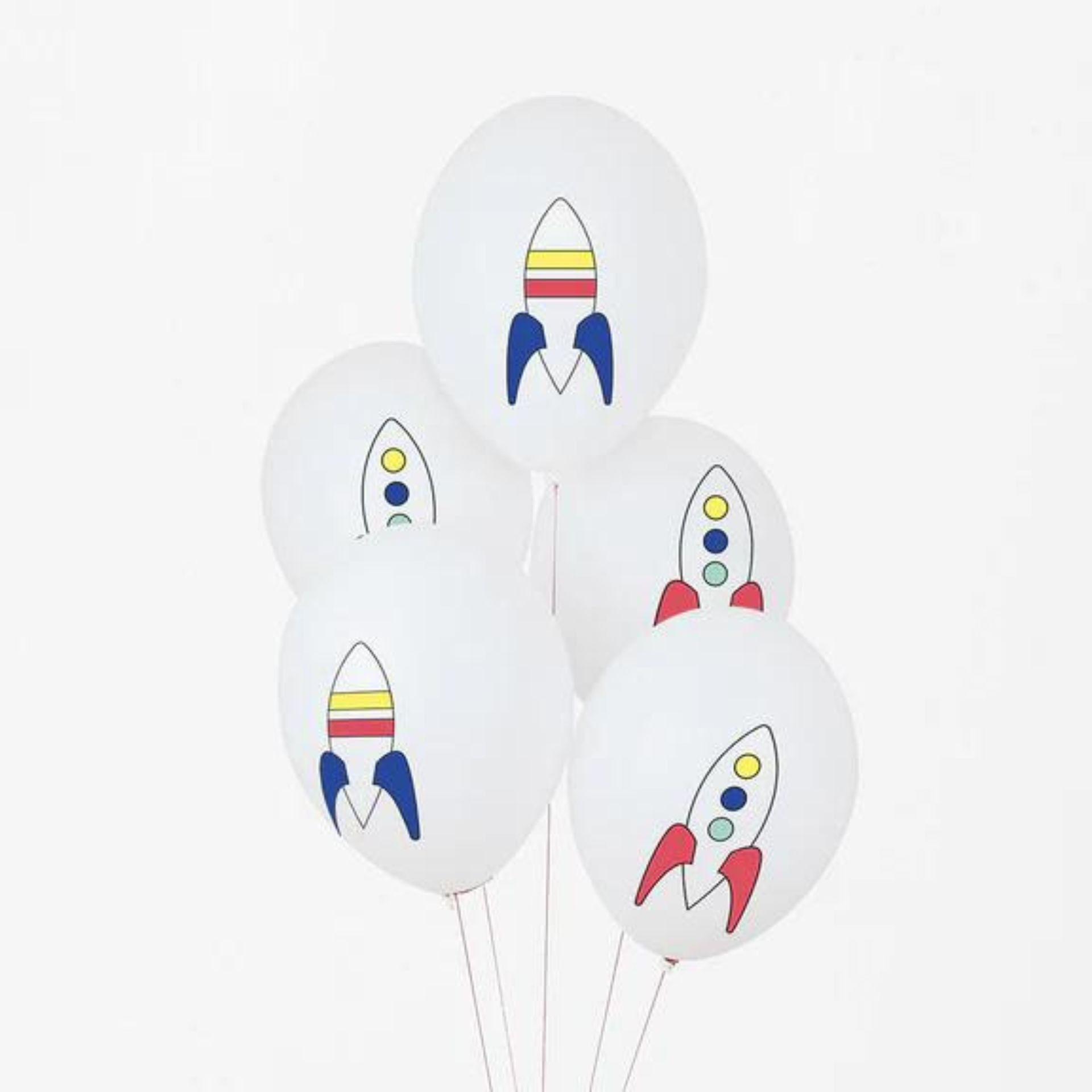8 spaceship balloons - My Little Day