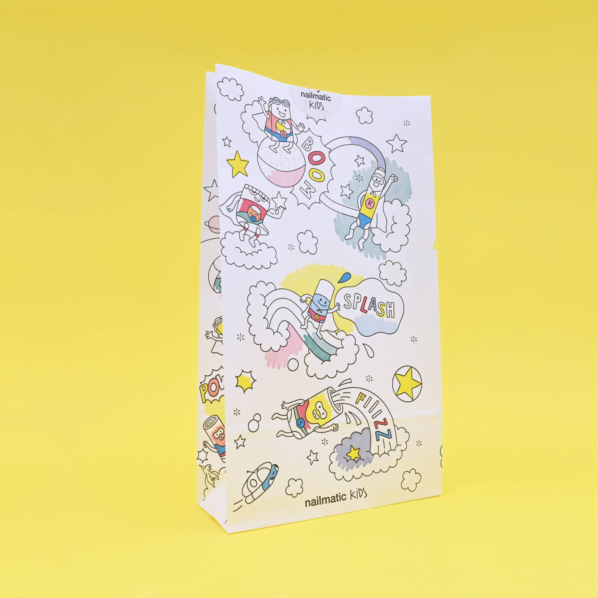 pochette cadeau réutilisable medium emballage cadeau format moyen nailmatic kids