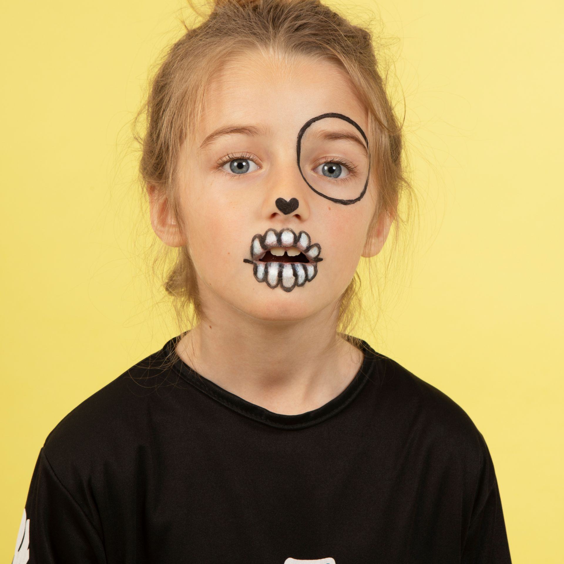 maquillage enfant halloween squelette
