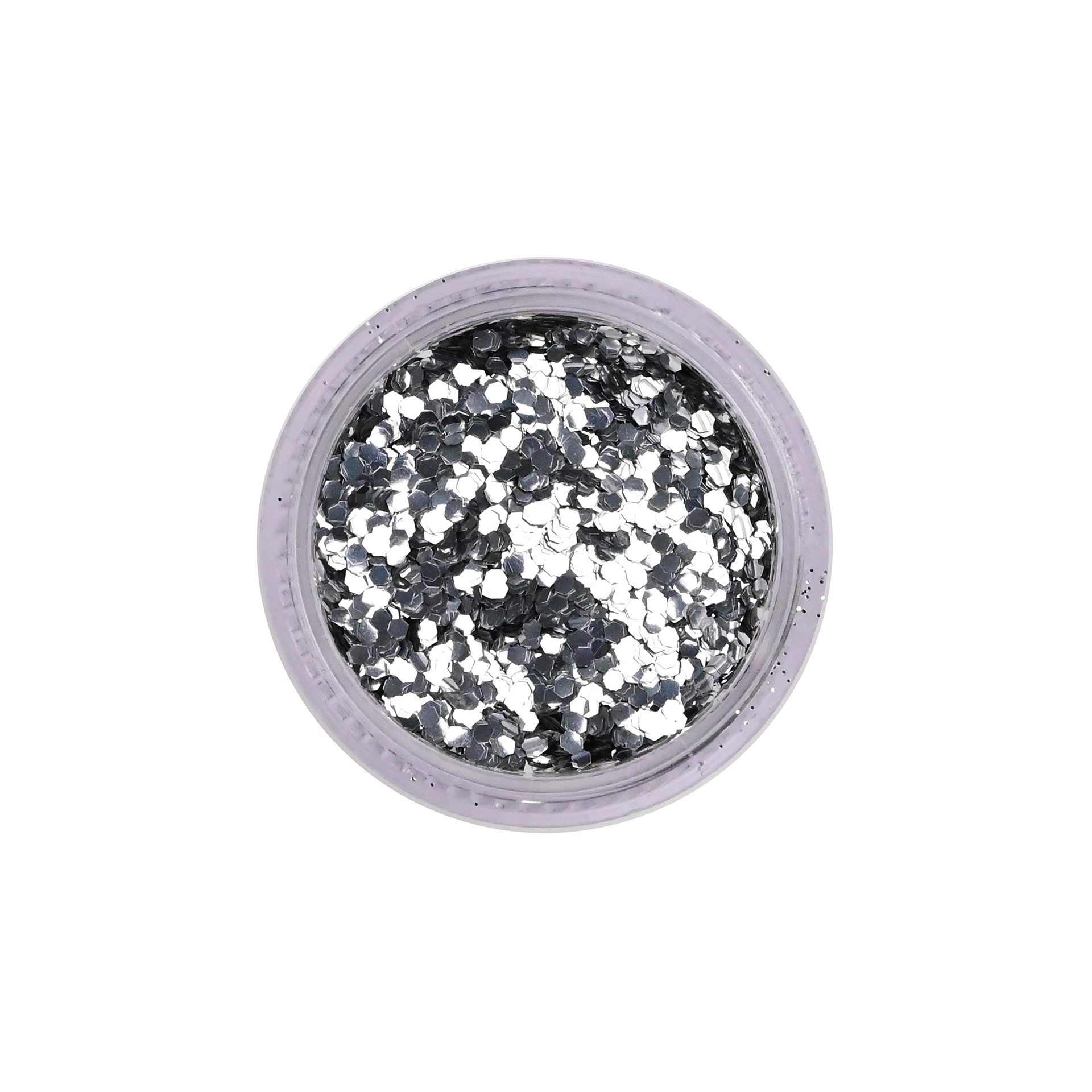 Large Silver Glitter Biodegradable for nails, face and body