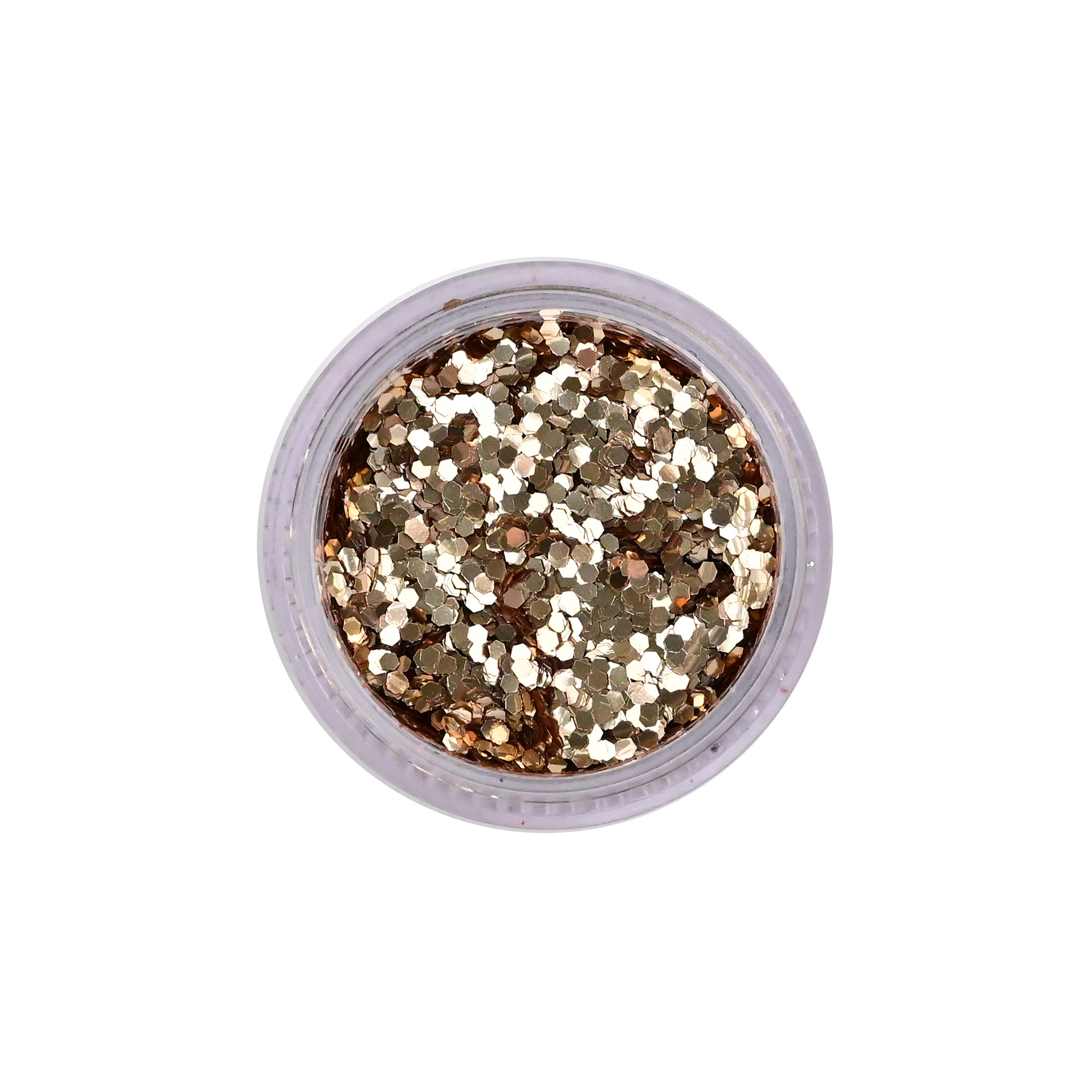 grandes paillettes dorées pure glitter packaging