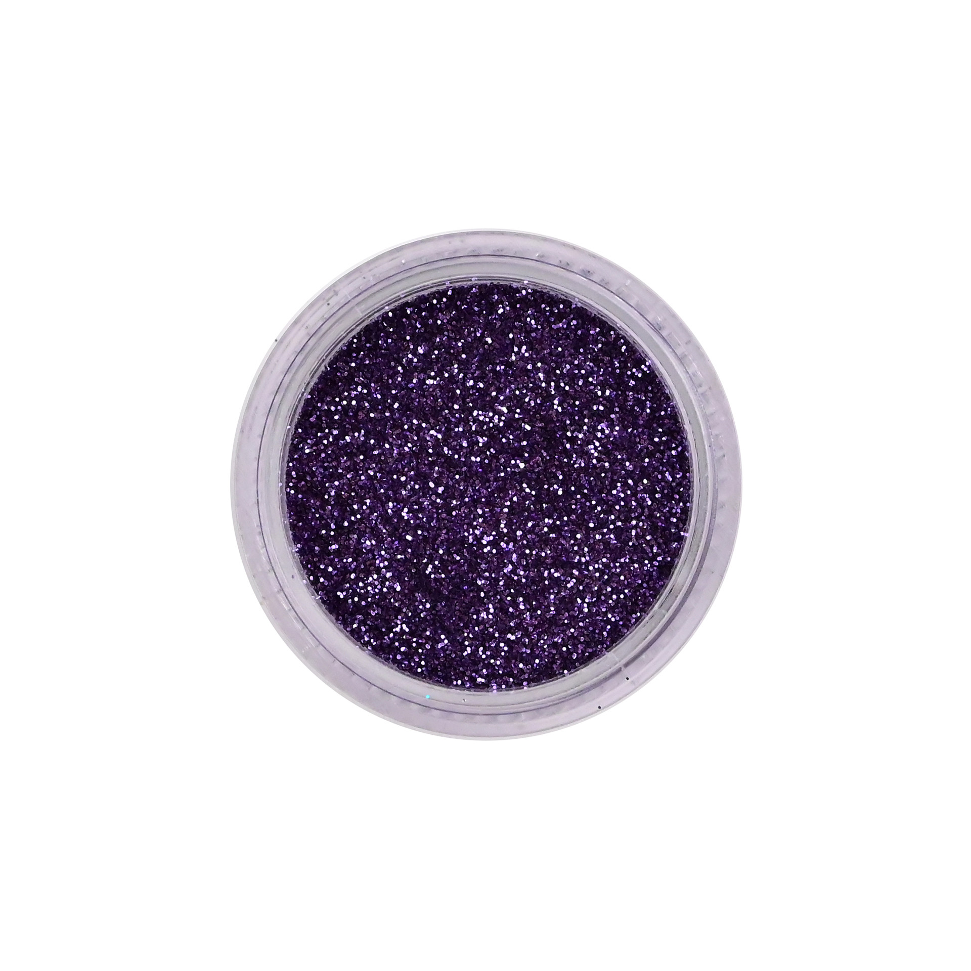 Biodegradable Small Purple Glitters with packaging