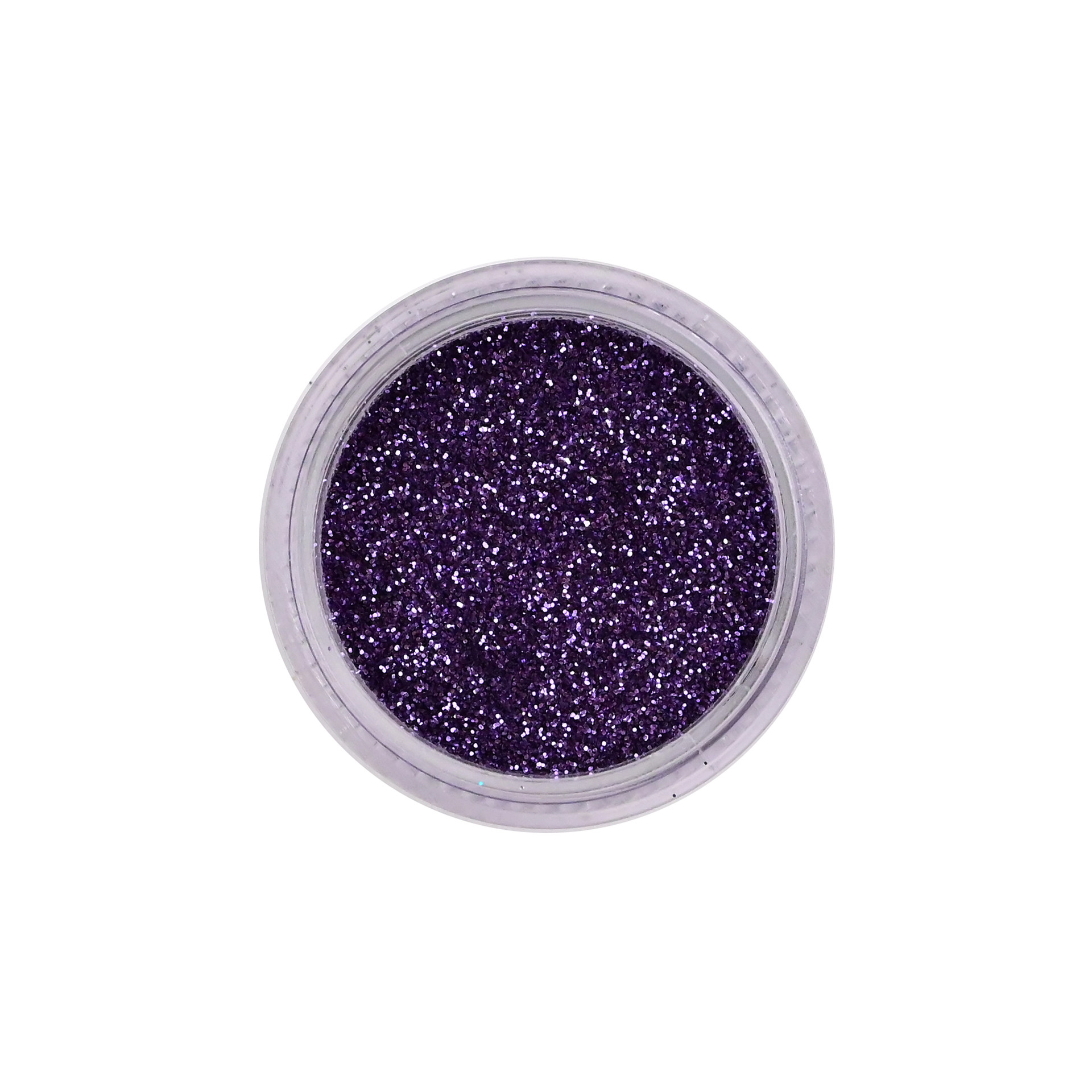 Biodegradable Small Purple Glitters with packaging