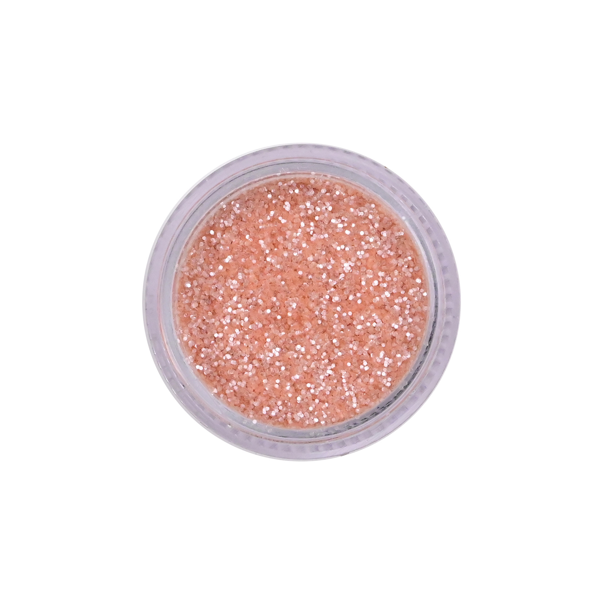 Biodegradable Rose Gold Glitters with packaging