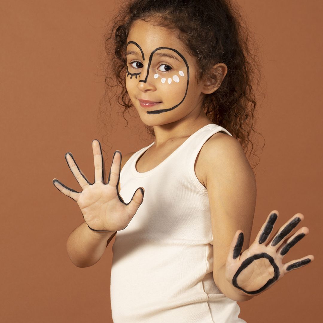 body painting enfant personnage