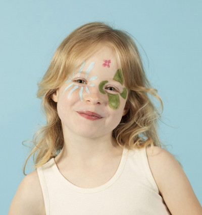 Maquillage enfant feutre tatouage temporaire vert rose bleu nailmatic kids