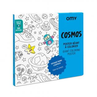 giant colouring poster Cosmos OMY
