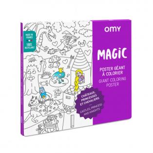 giant colouring poster Magic OMY x nailmatic kids