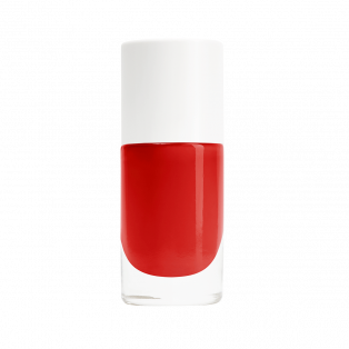 Plant-based nail polish – coral red – Ella