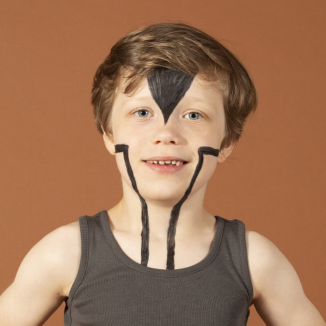 maquillage enfant feutre tatouage temporaire noir nailmatic kids