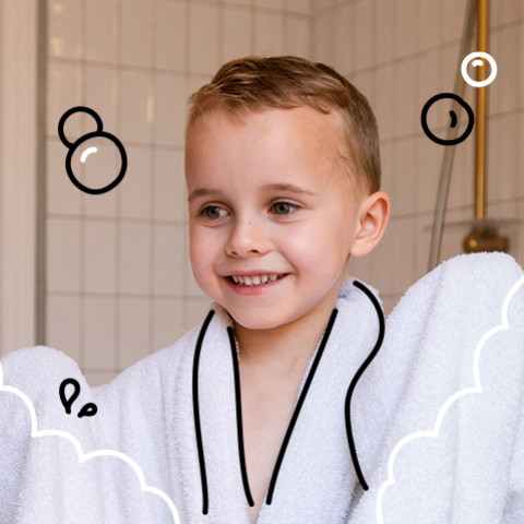 Kids bath: turn it into a magic moment